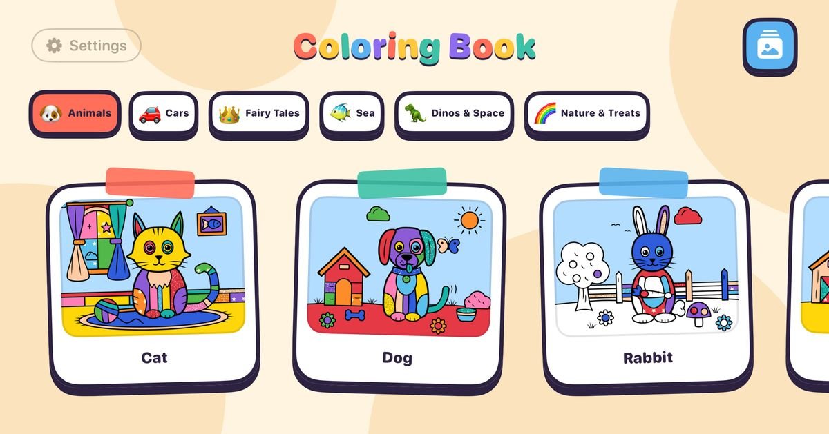 Home: categories and coloring pages